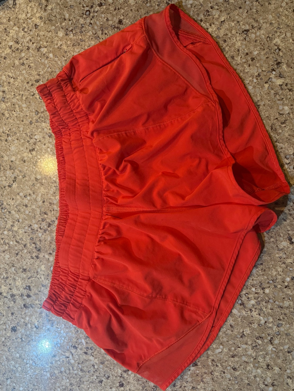 lululemon athletica Red Athletic Shorts Hotty Hot 2.5" red carnation